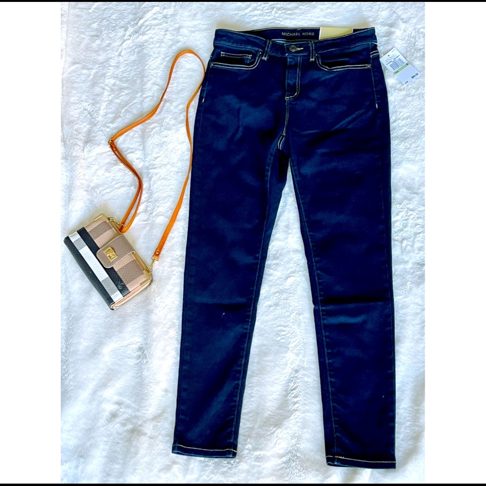 NWT - Michael Kors Izzy SKINNY jeans | Dark rinse | Size 8